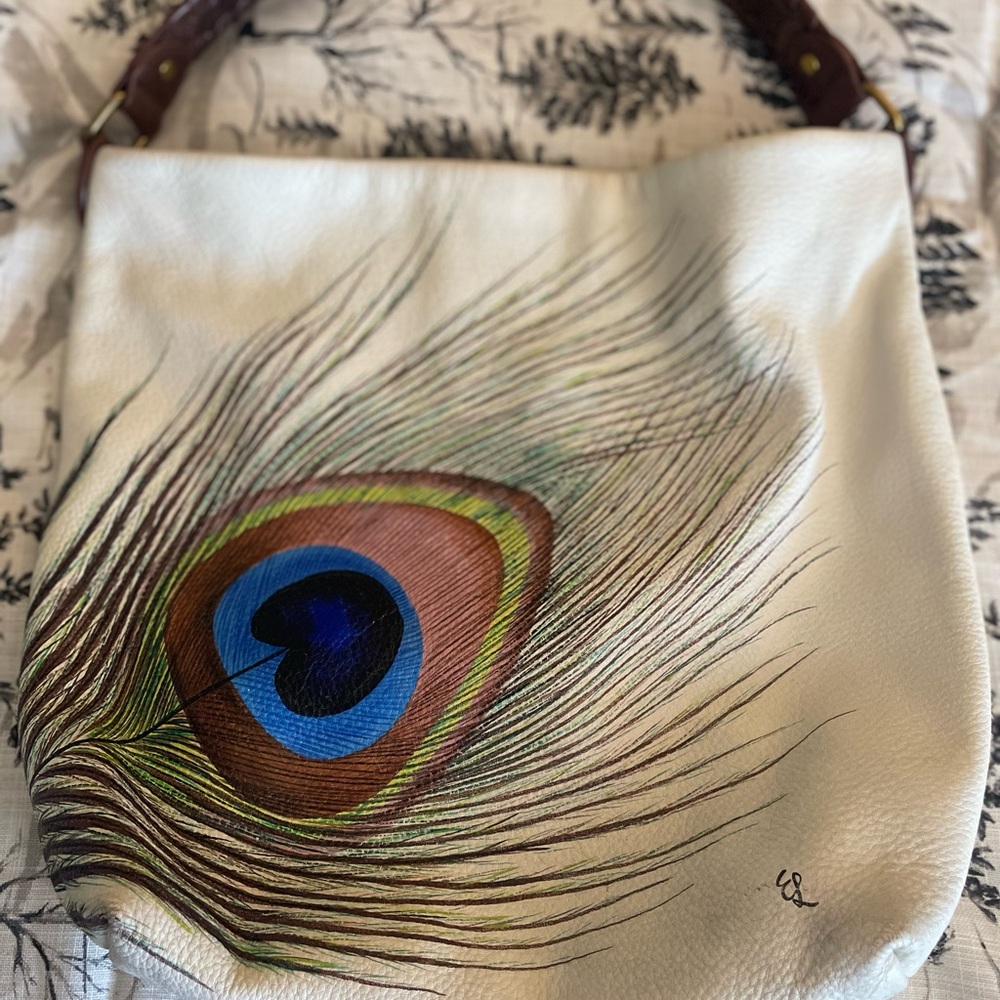 Ellliot Lucca hand painted bag